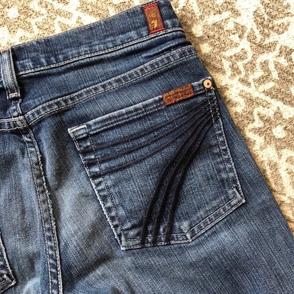 7 For All Mankind💕DOJO Crop Jeans 27 - Picture 3 of 7